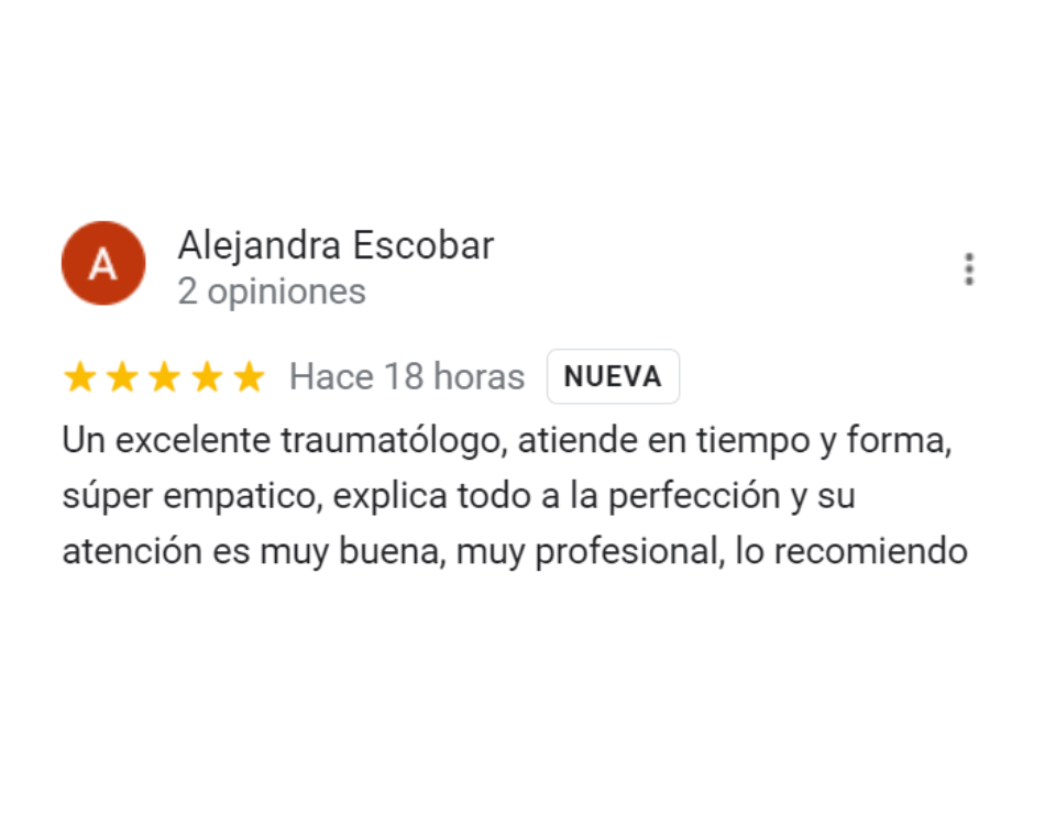 testimonios tramuatologia y ortopedia en queretaro