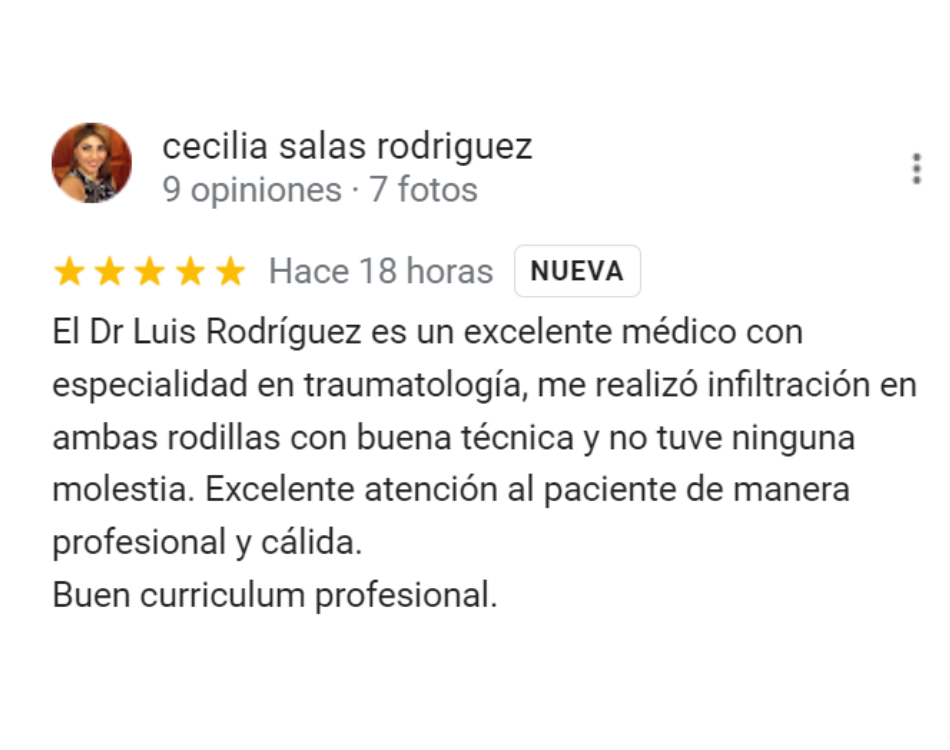 testimonios tramuatologia y ortopedia en queretaro